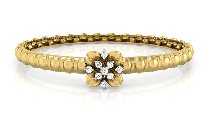 Blooming  Four Pedal Bracelet  3D print model