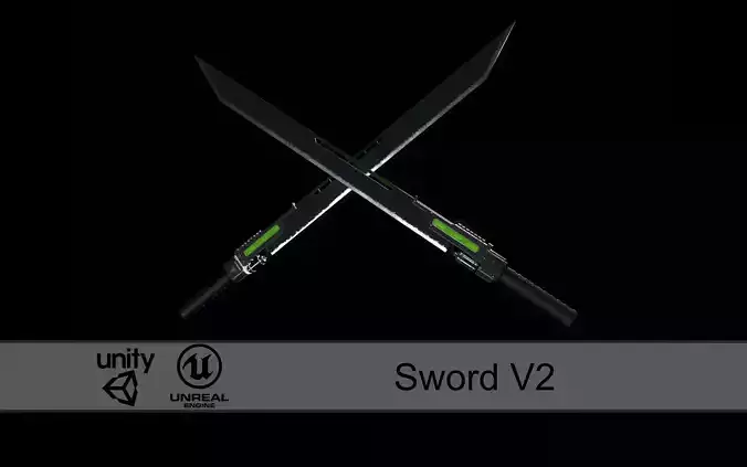 SciFi Sword V2 GameAsset