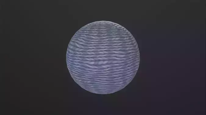 Ball of Yarn 3D Model Low-poly 3D model