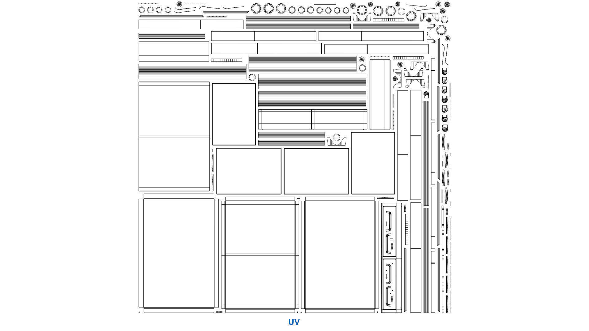 Medical Supply Cart 4B Low-poly 3D model_10