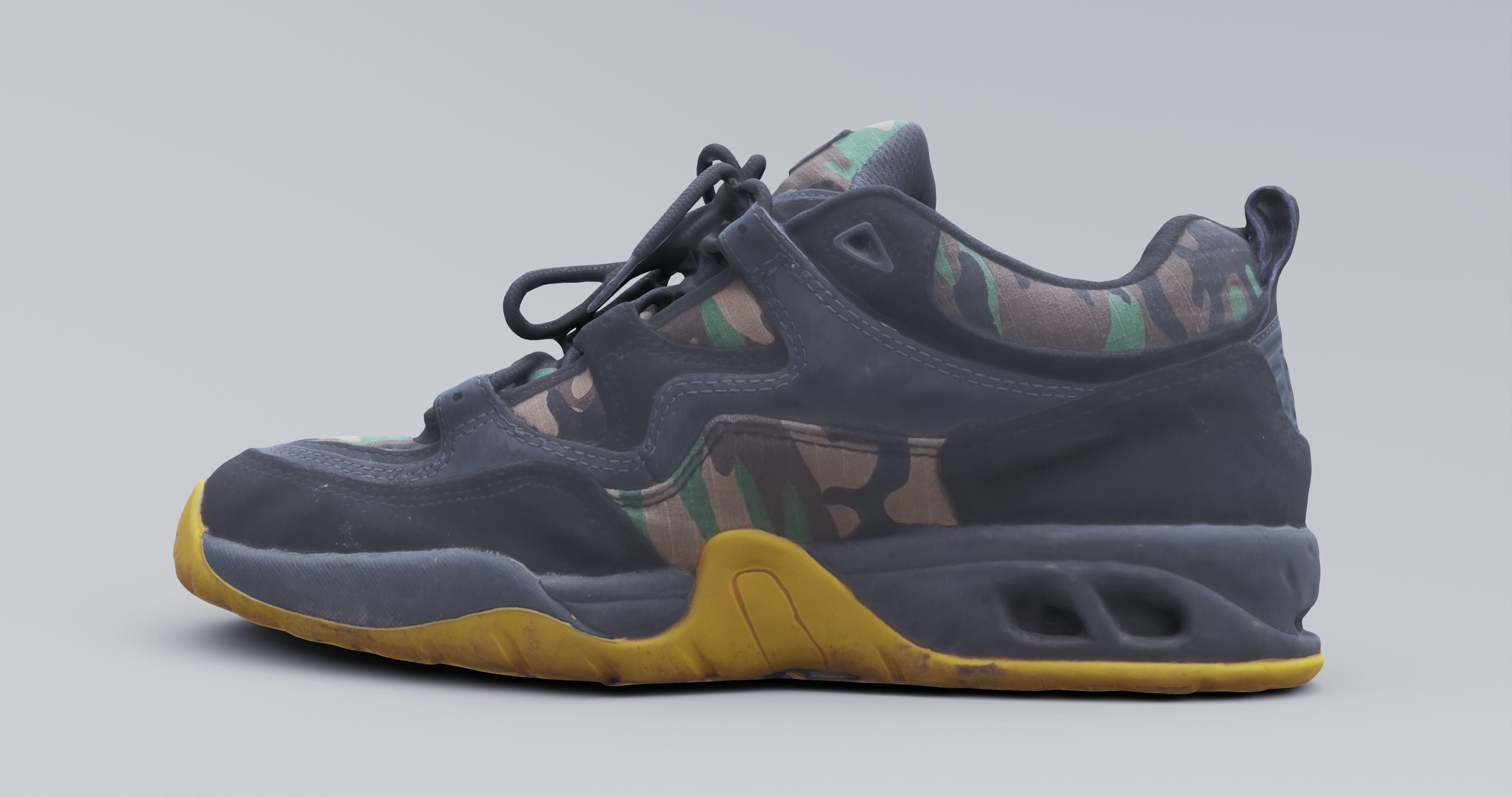 DC shoes Low-poly 3D model_4