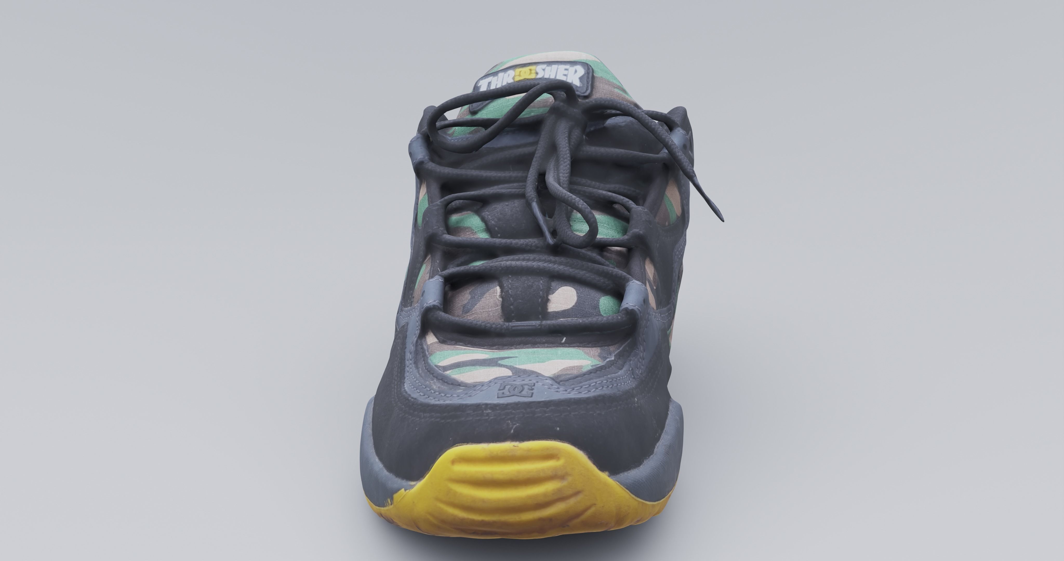 DC shoes Low-poly 3D model_1