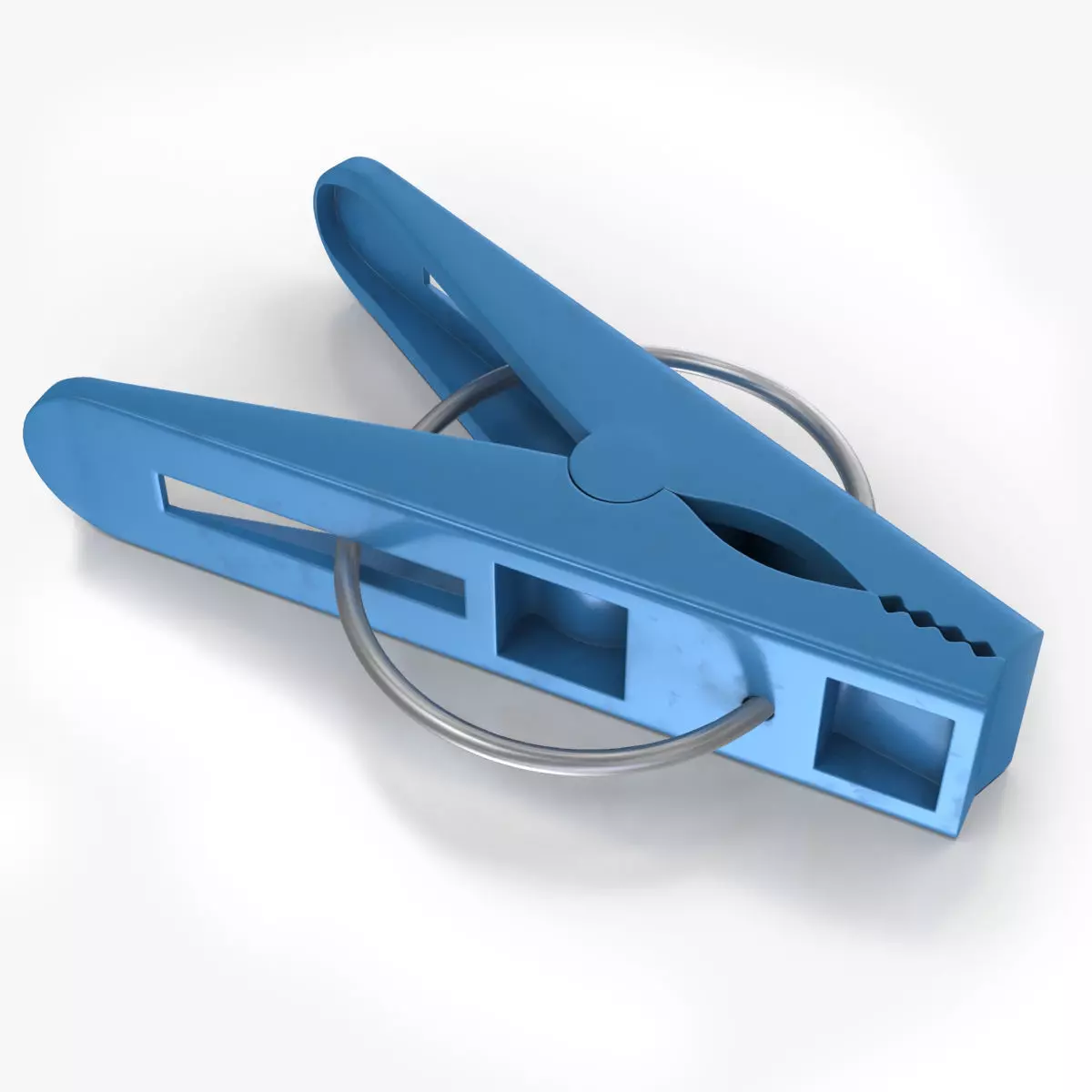 Clothe Peg Low-poly 3D model_0