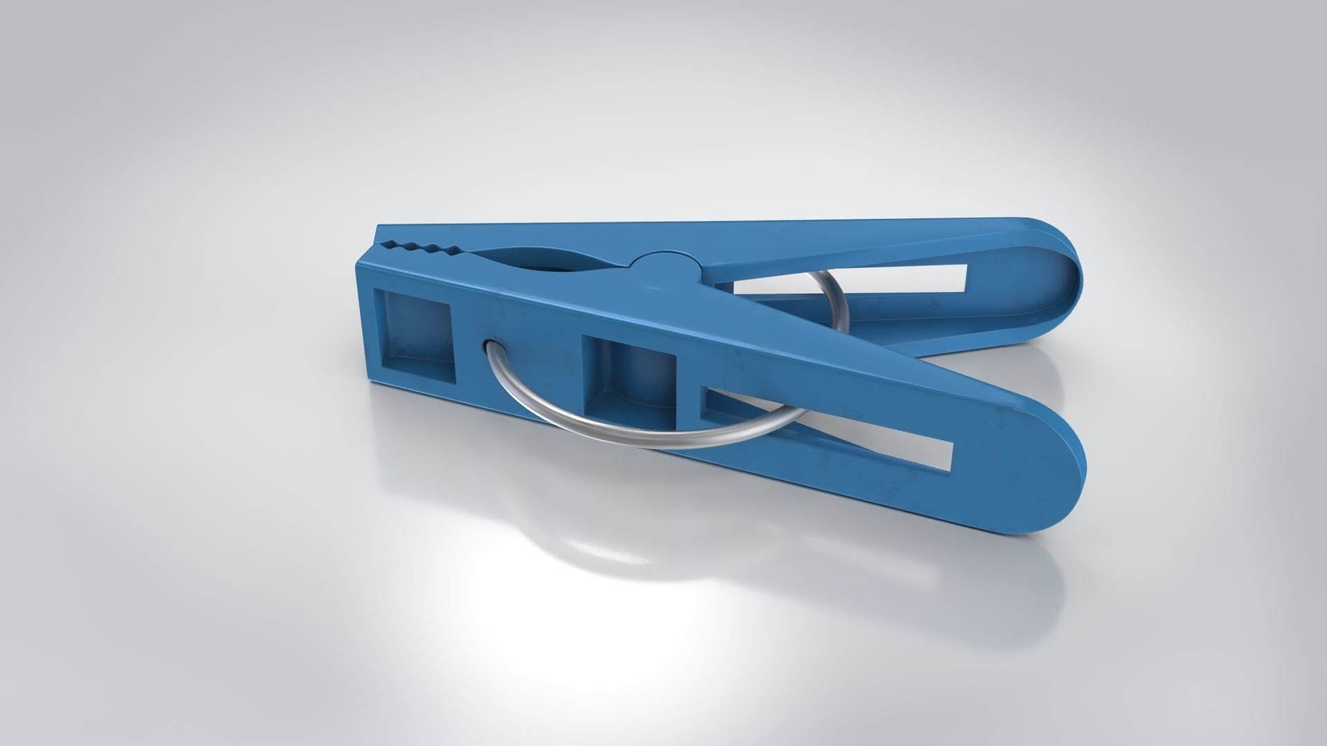 Clothe Peg Low-poly 3D model_19