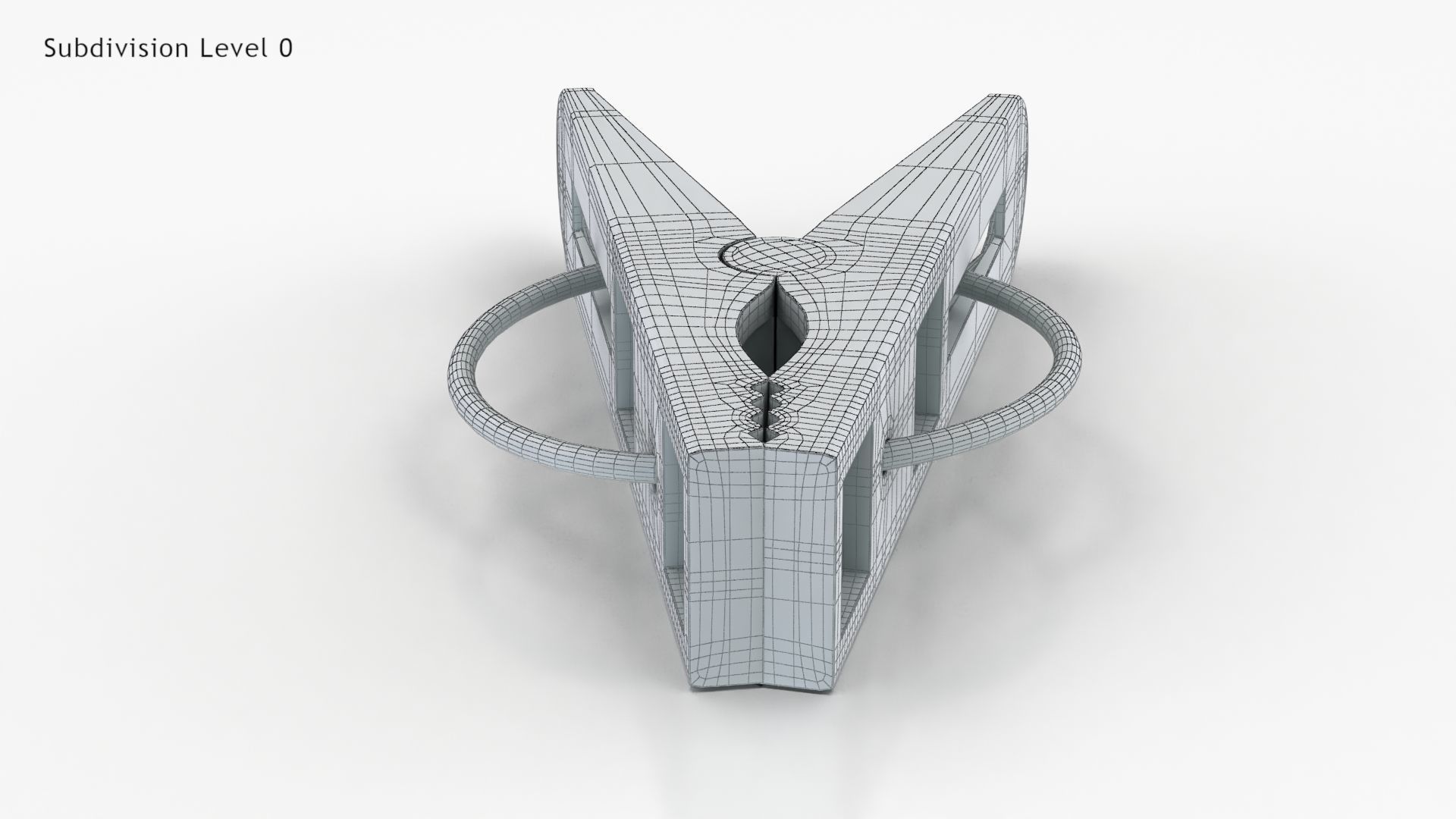 Clothe Peg Low-poly 3D model_7