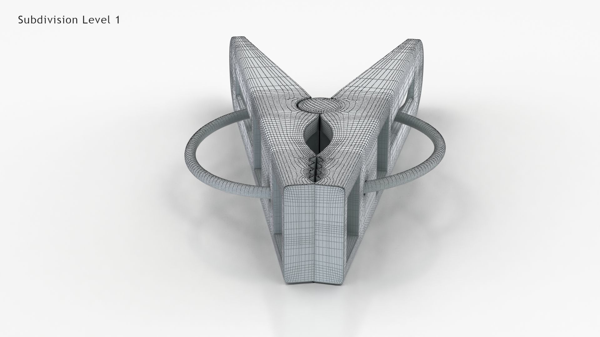 Clothe Peg Low-poly 3D model_8