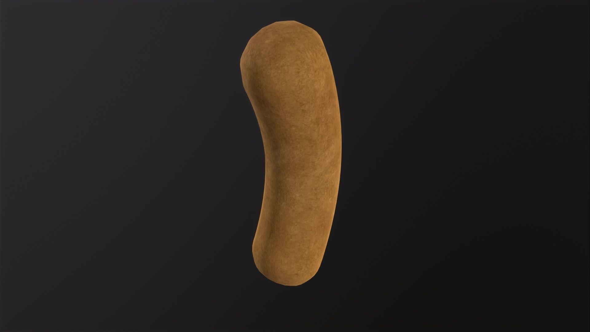 Cheese Puff Snack 3D Model Low-poly 3D model_5