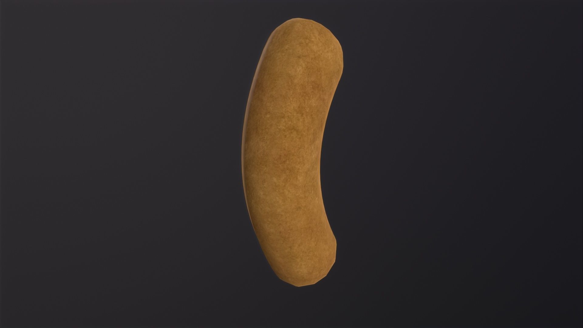 Cheese Puff Snack 3D Model Low-poly 3D model_3