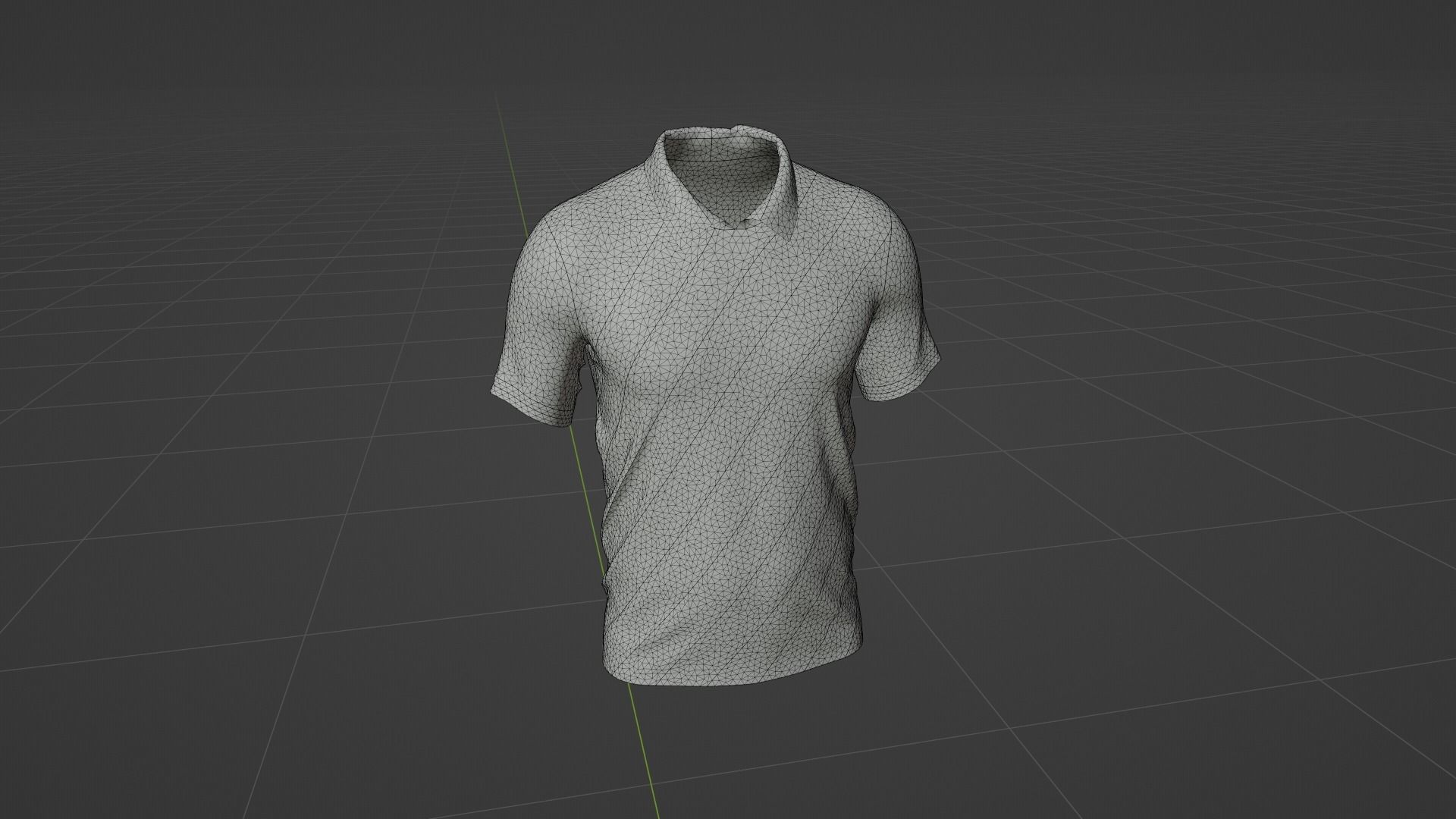 T-Shirt Low-poly 3D model_5