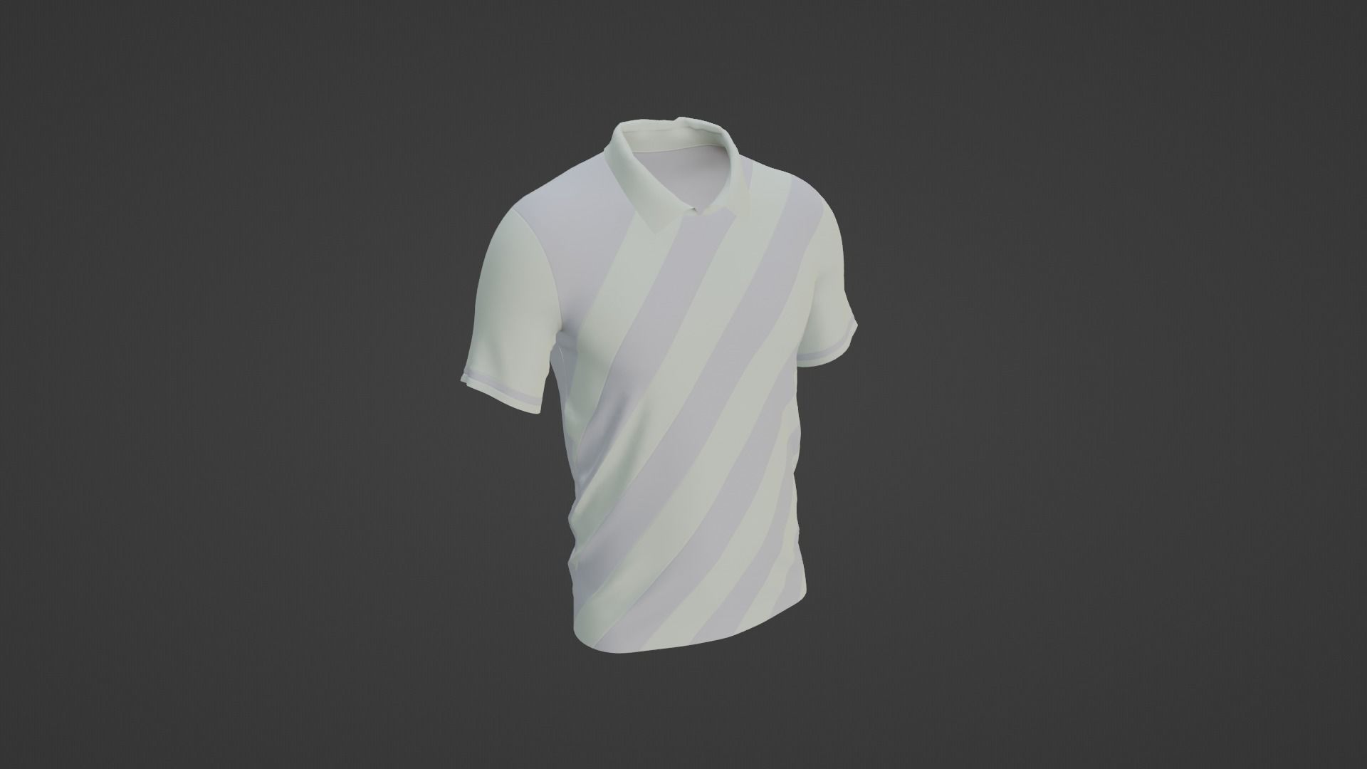 T-Shirt Low-poly 3D model_1