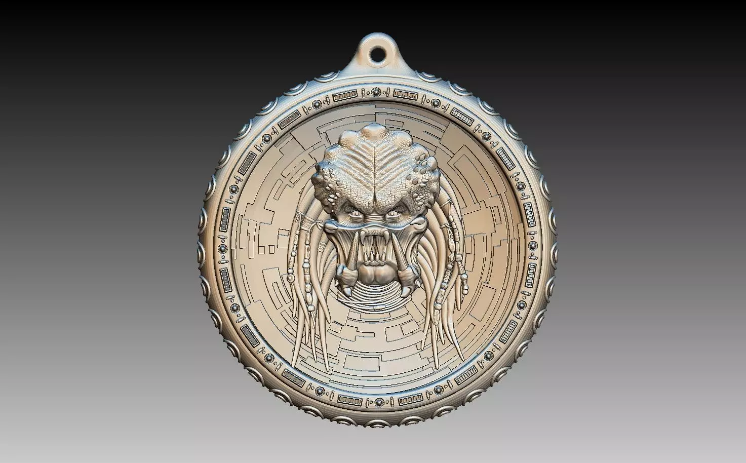 HM Predator Keychain 3D print model