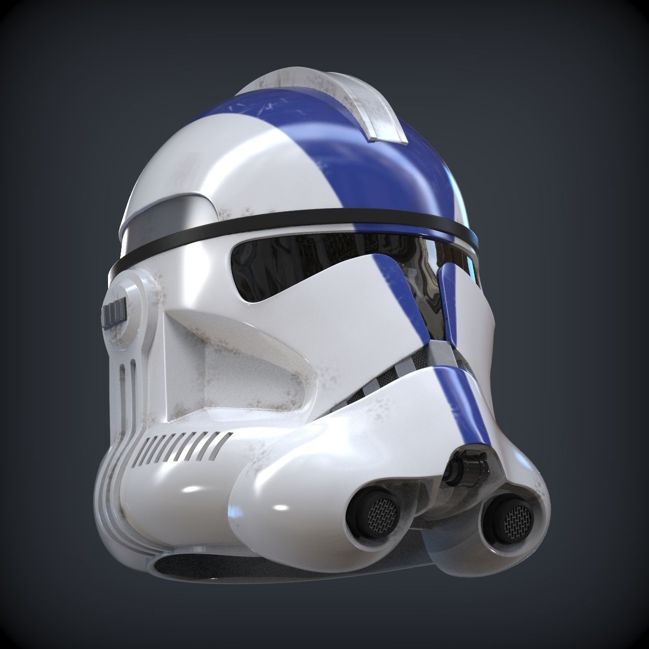 CLONETROOPER HELMET 1-1 SCALE 501st Phase 2 3D print model_5