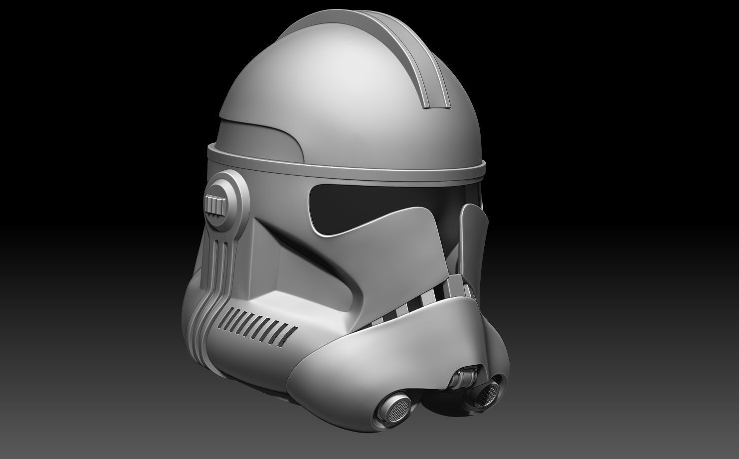 CLONETROOPER HELMET 1-1 SCALE 501st Phase 2 3D print model_21