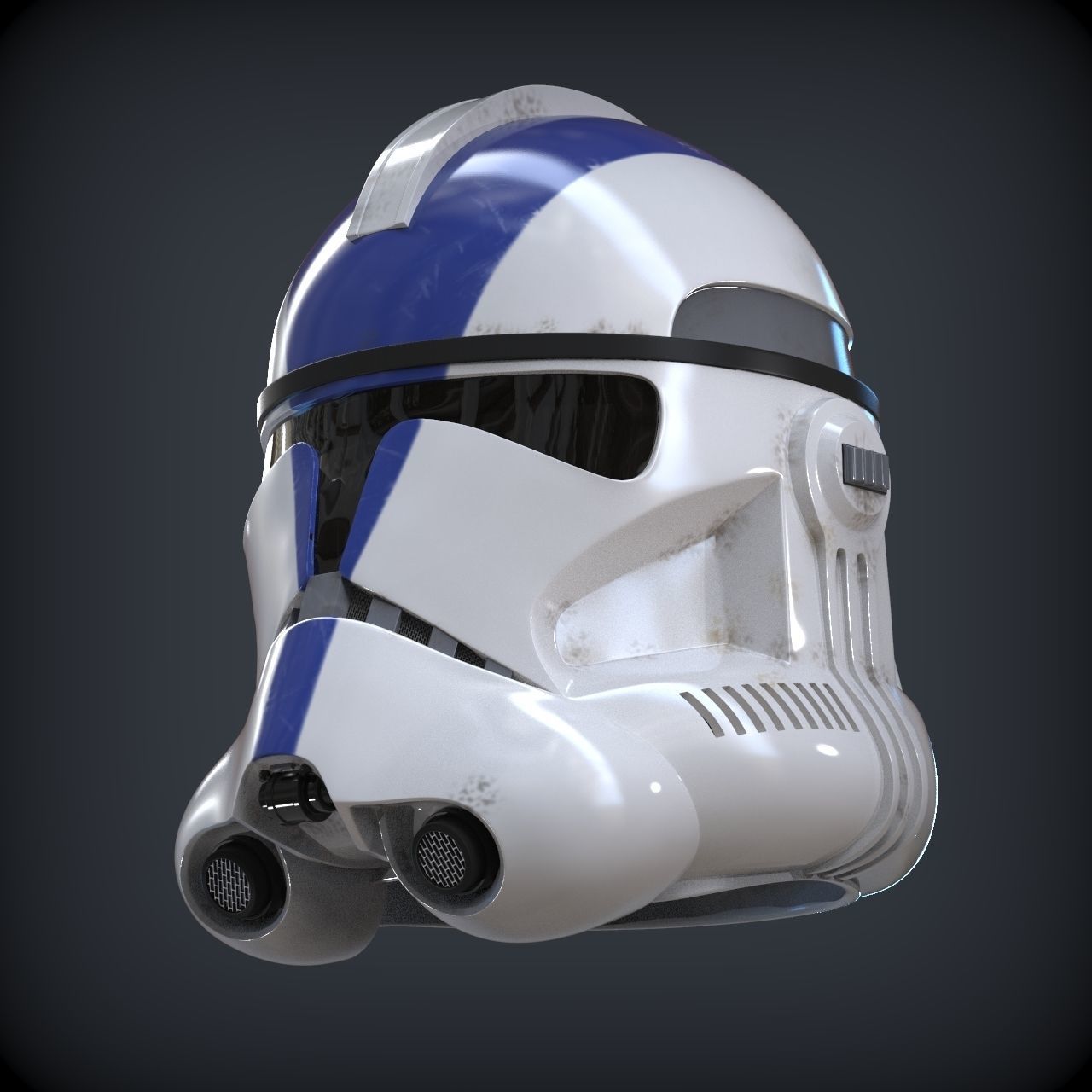 CLONETROOPER HELMET 1-1 SCALE 501st Phase 2 3D print model_1