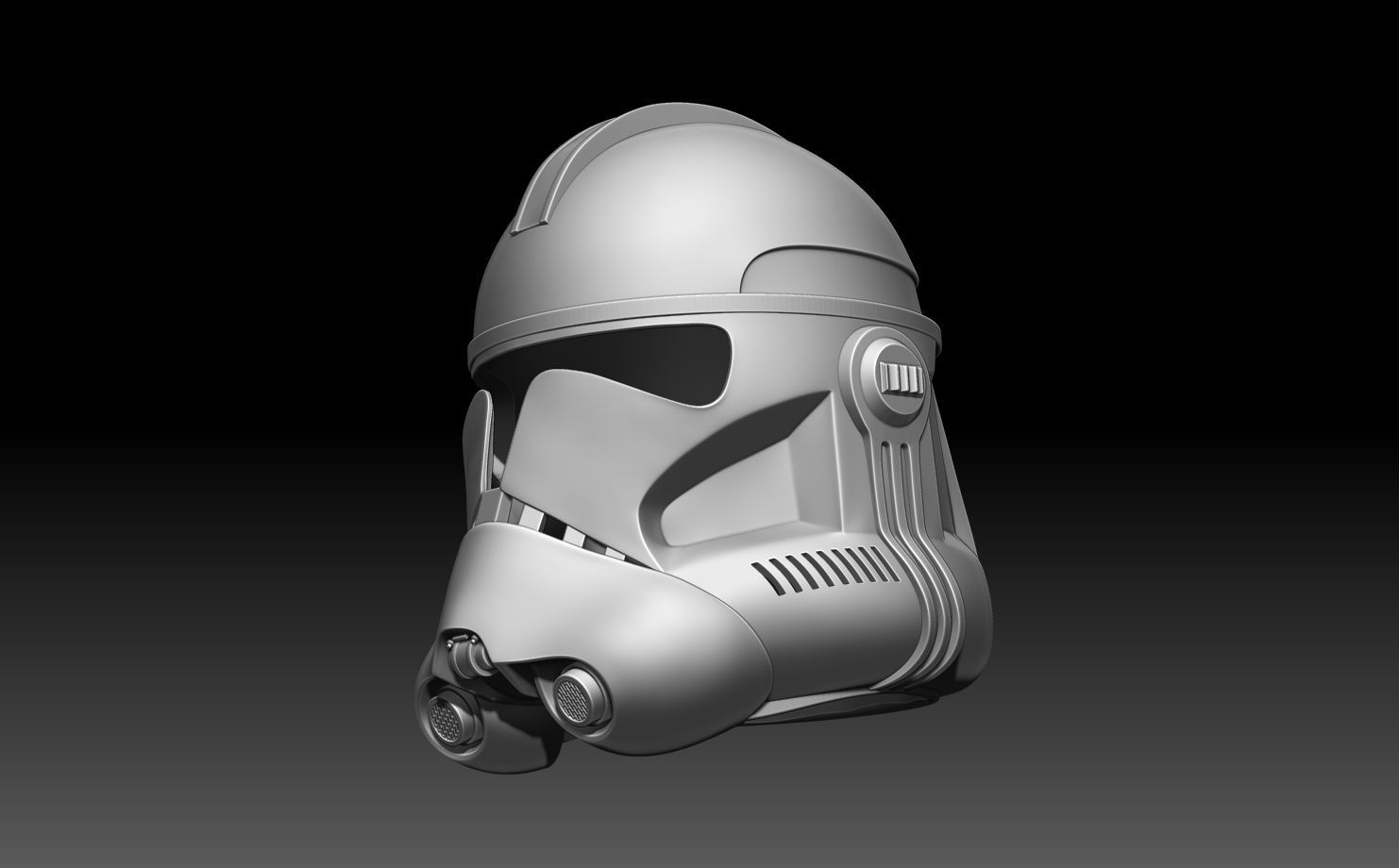 CLONETROOPER HELMET 1-1 SCALE 501st Phase 2 3D print model_19