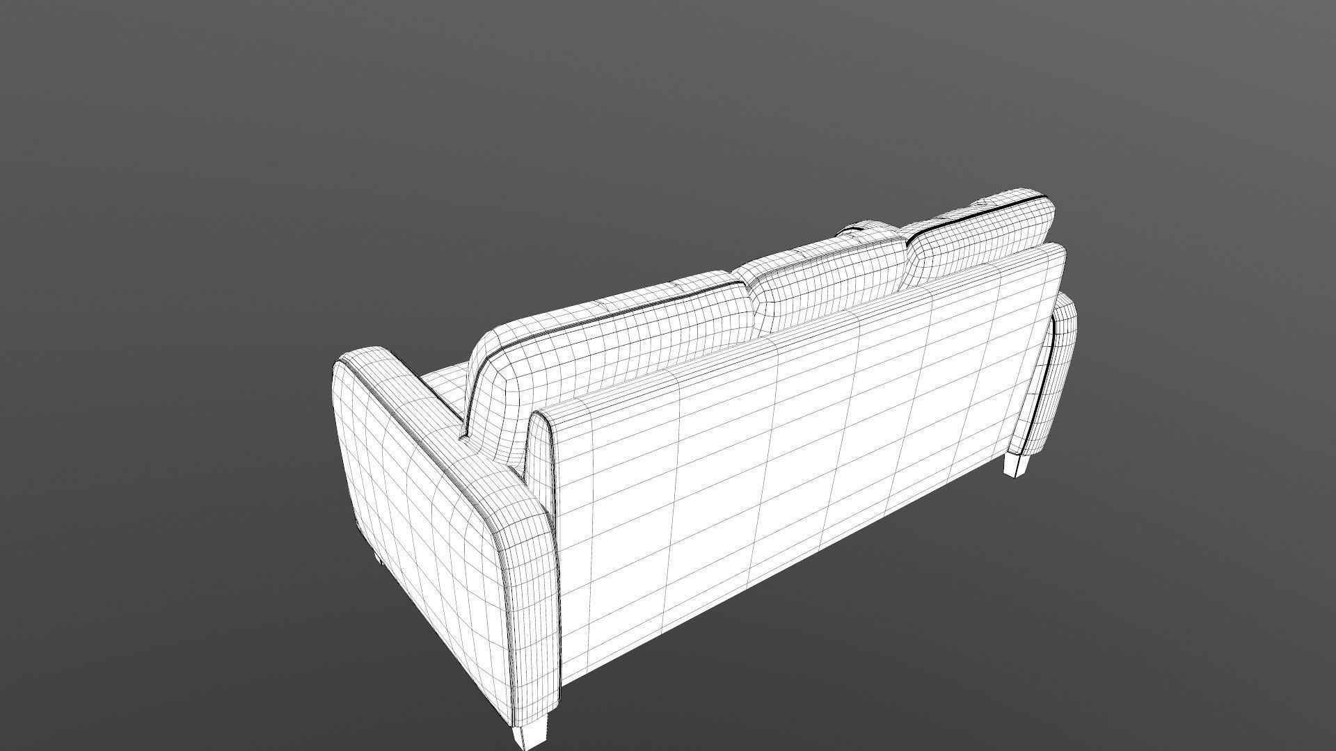 Sofa Set 3D model_11