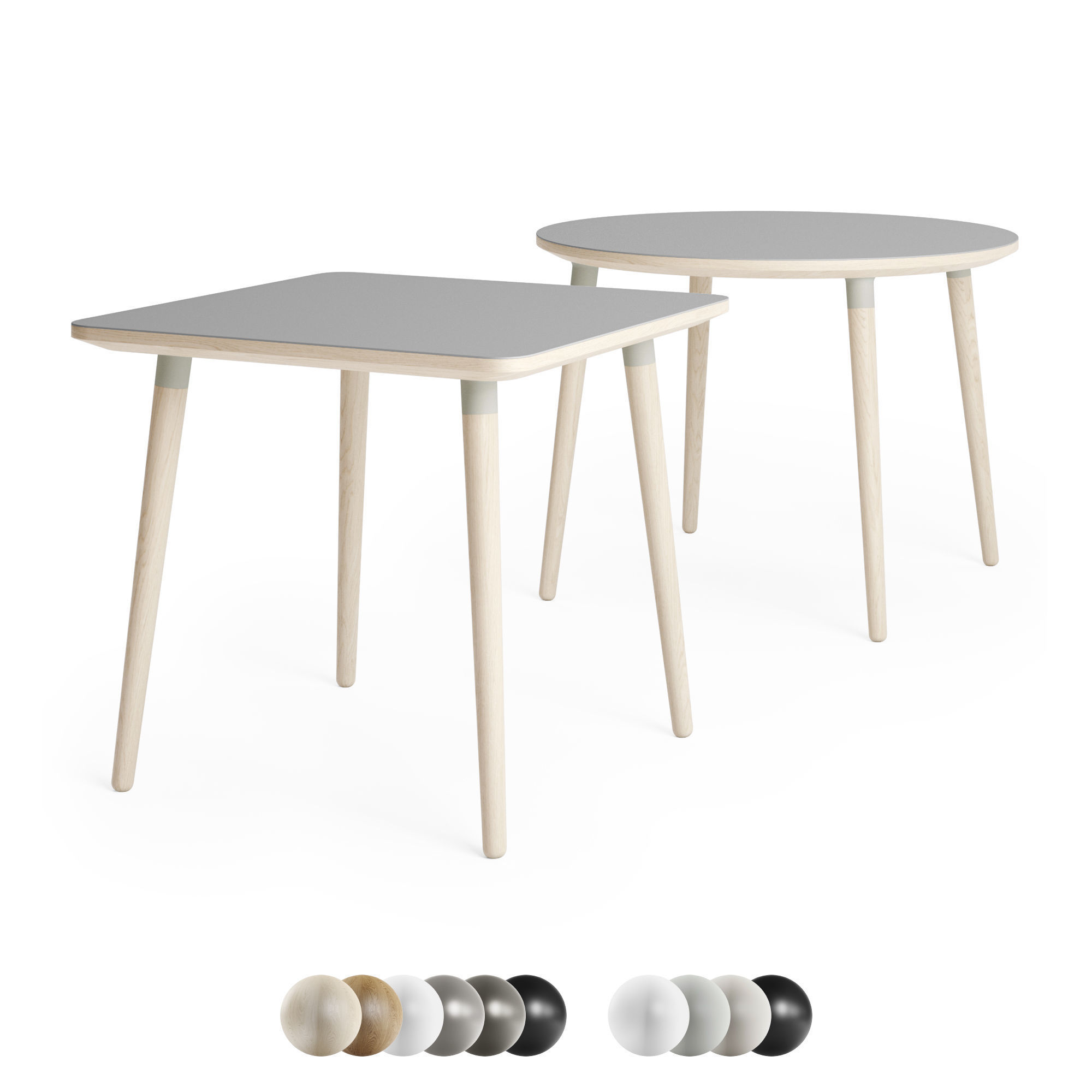 Bolia Dining Table Seed 3D model_5