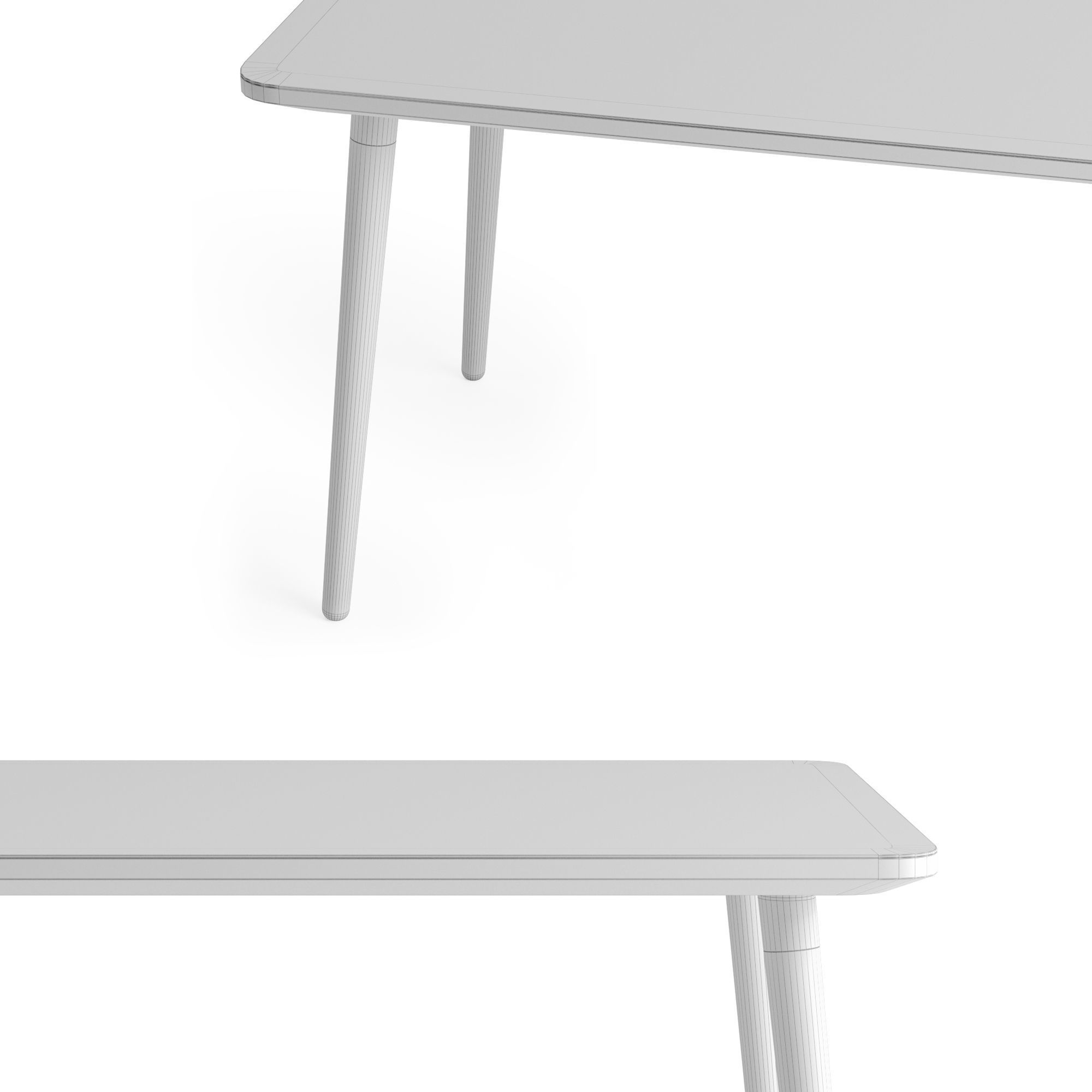 Bolia Dining Table Seed 3D model_13