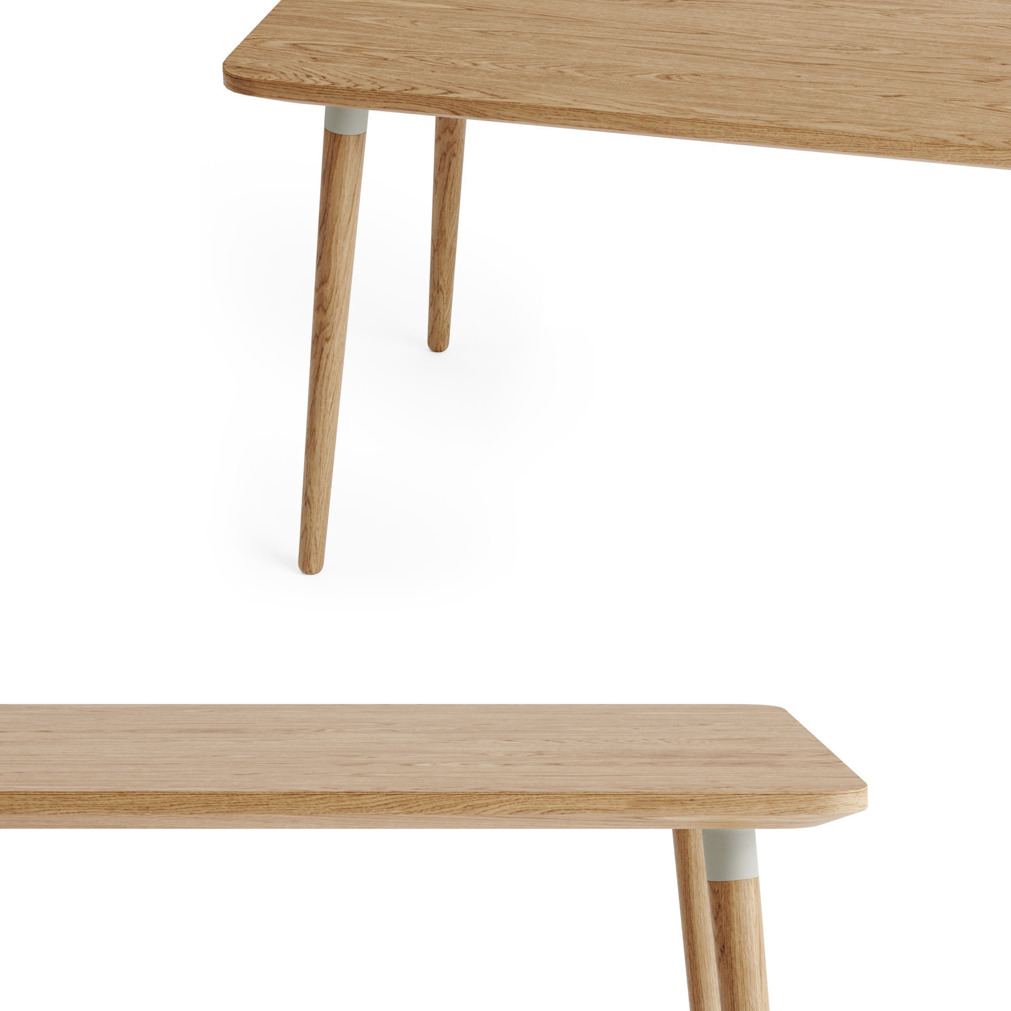 Bolia Dining Table Seed 3D model_9