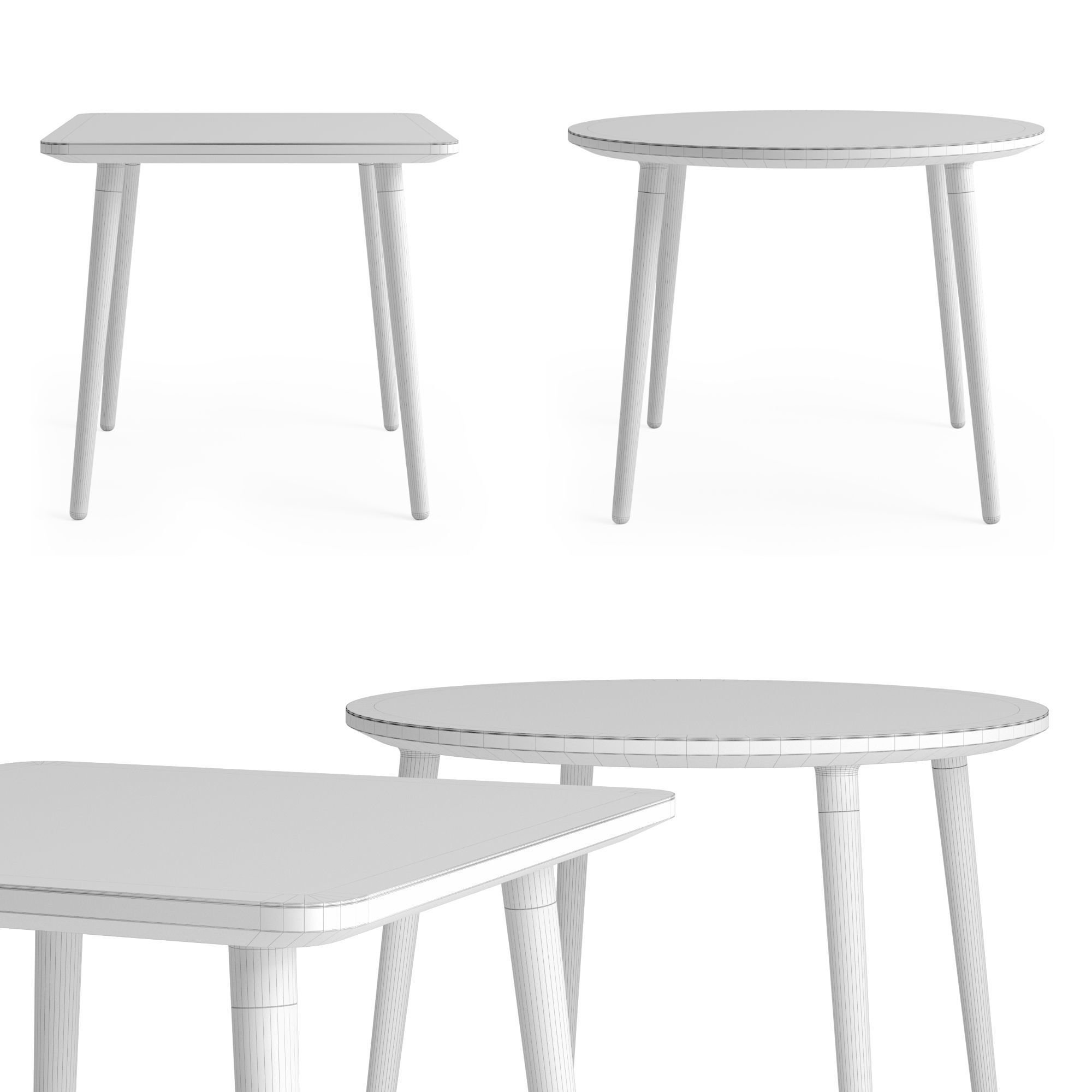 Bolia Dining Table Seed 3D model_11