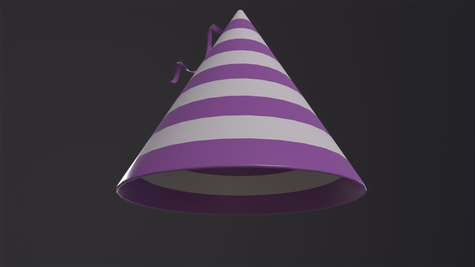 Party Hat 3D Model Low-poly 3D model_4