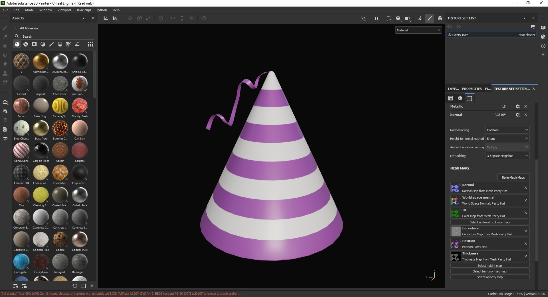 Party Hat 3D Model Low-poly 3D model_7