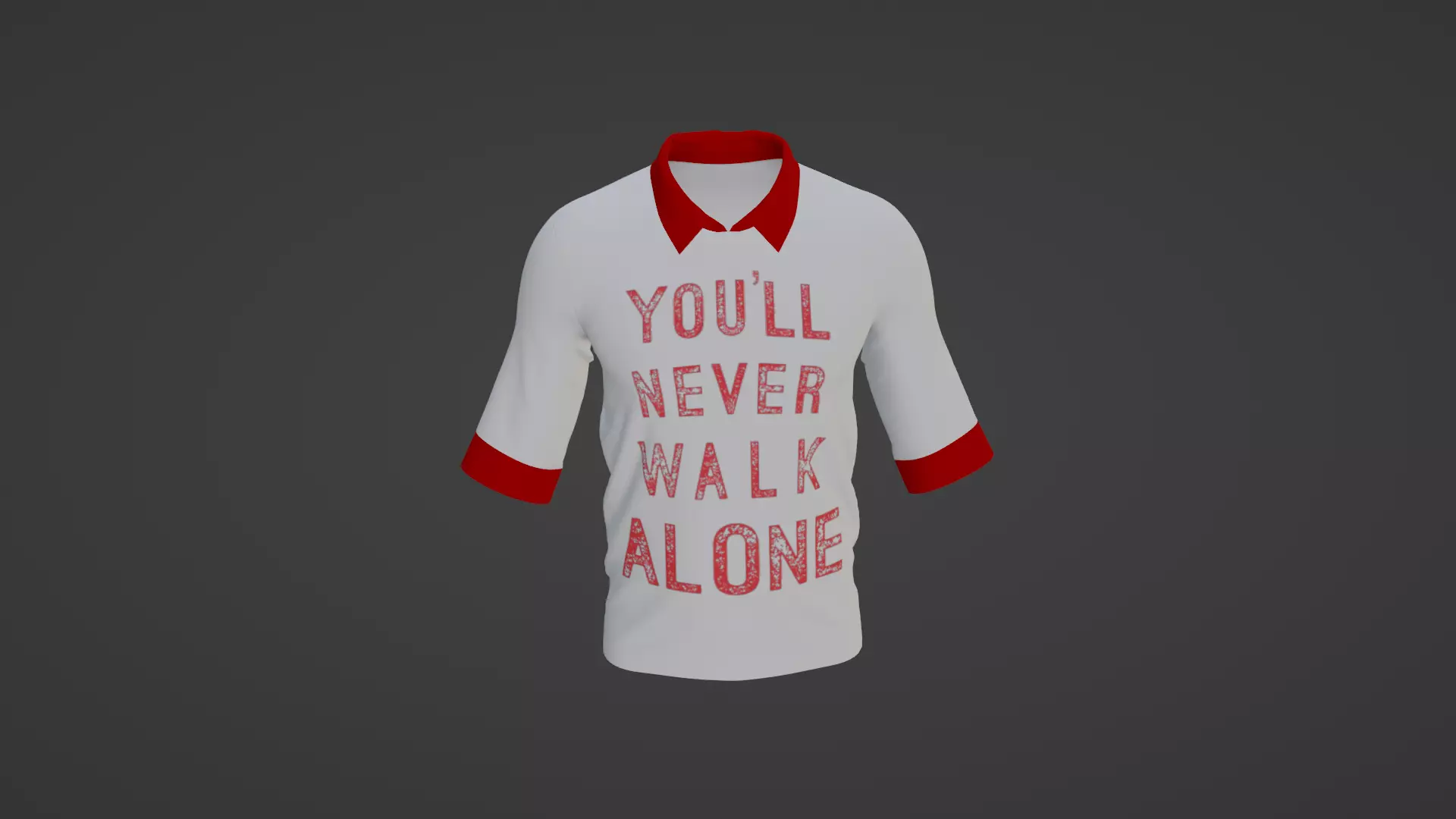 T-Shirt Low-poly 3D model_0