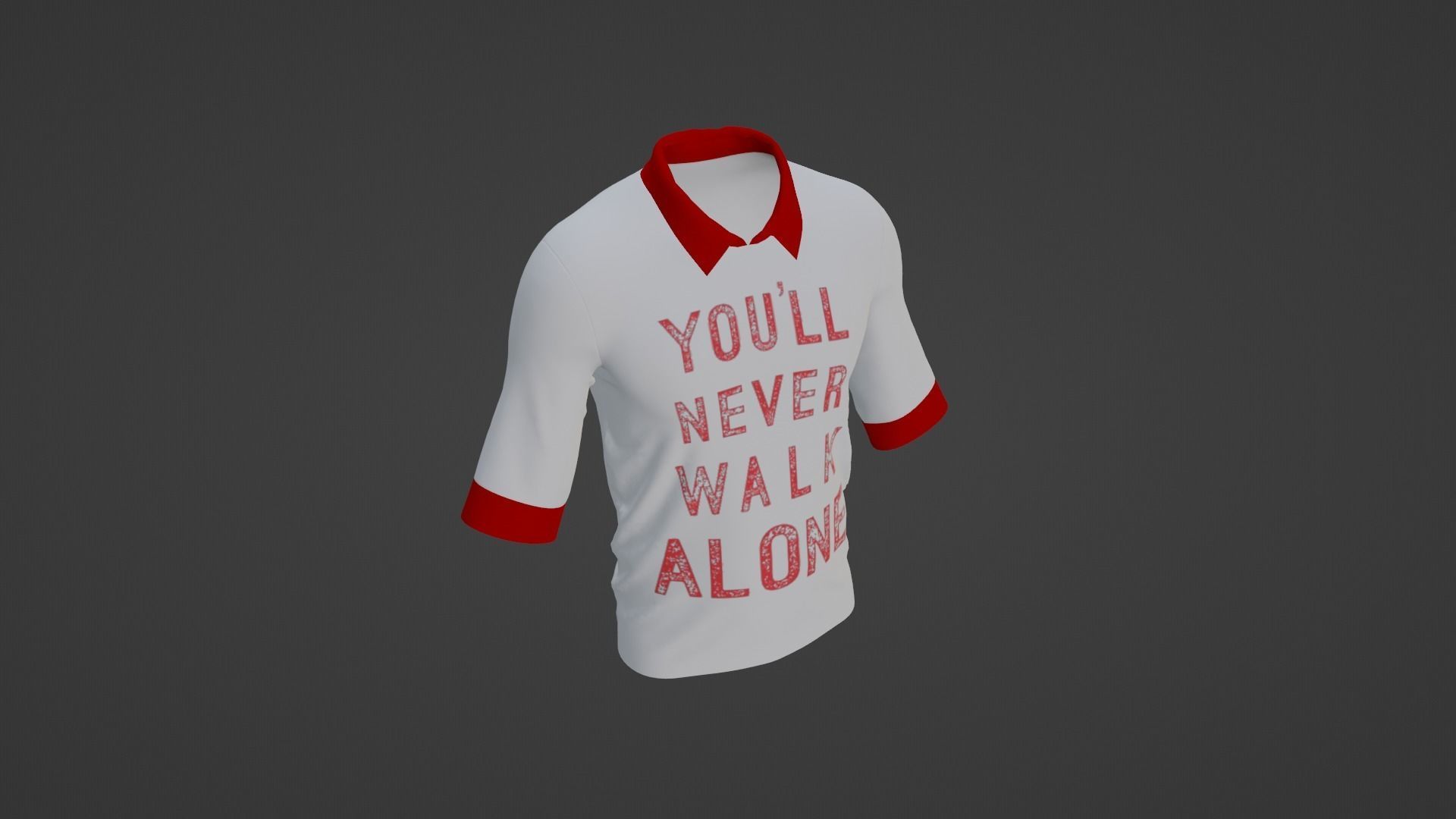 T-Shirt Low-poly 3D model_1