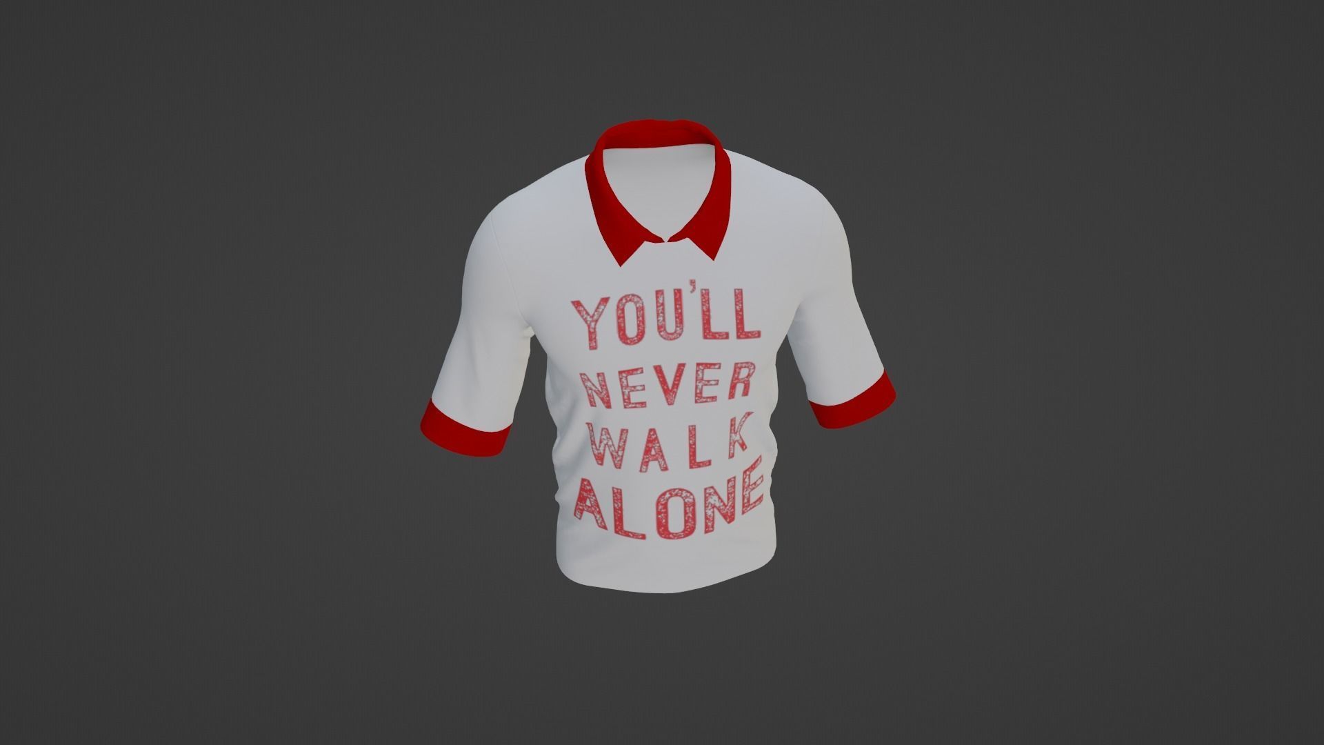 T-Shirt Low-poly 3D model_3