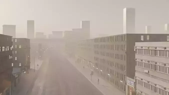 City street 3D model