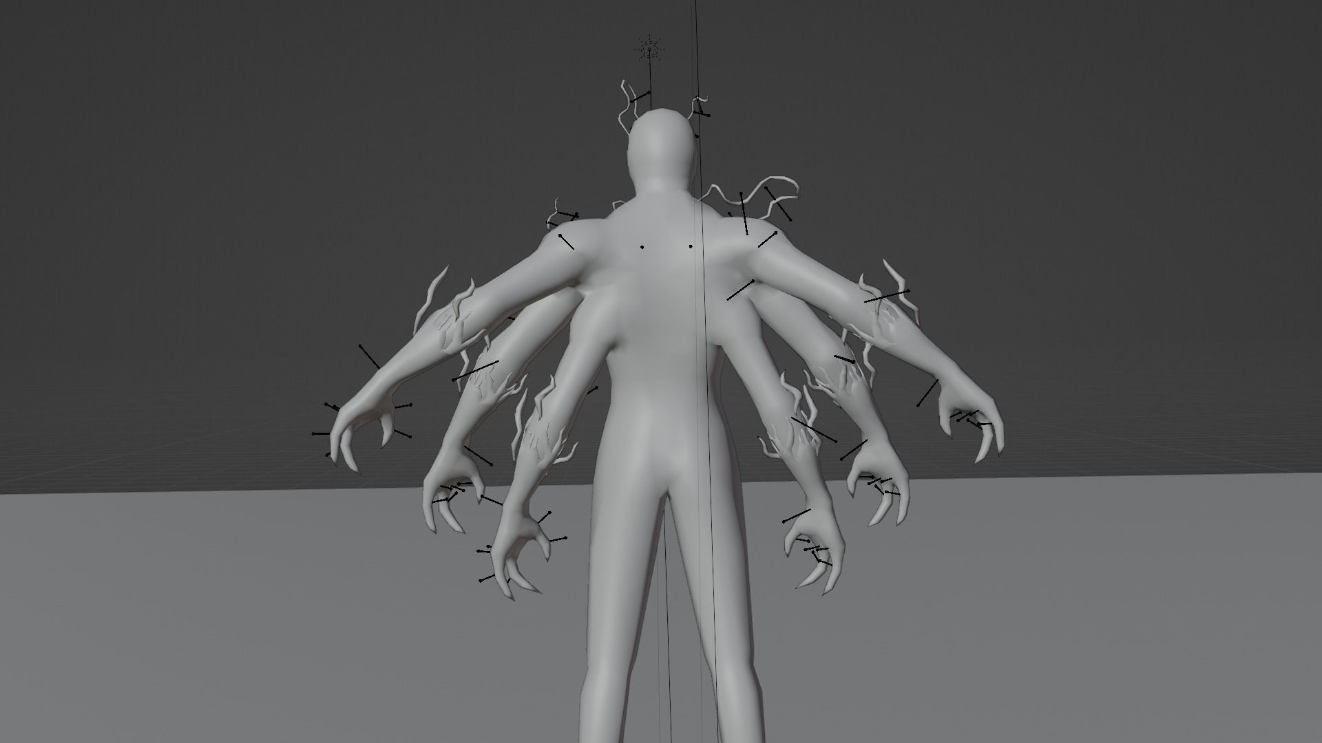 Venom Human Spider  3D model_6
