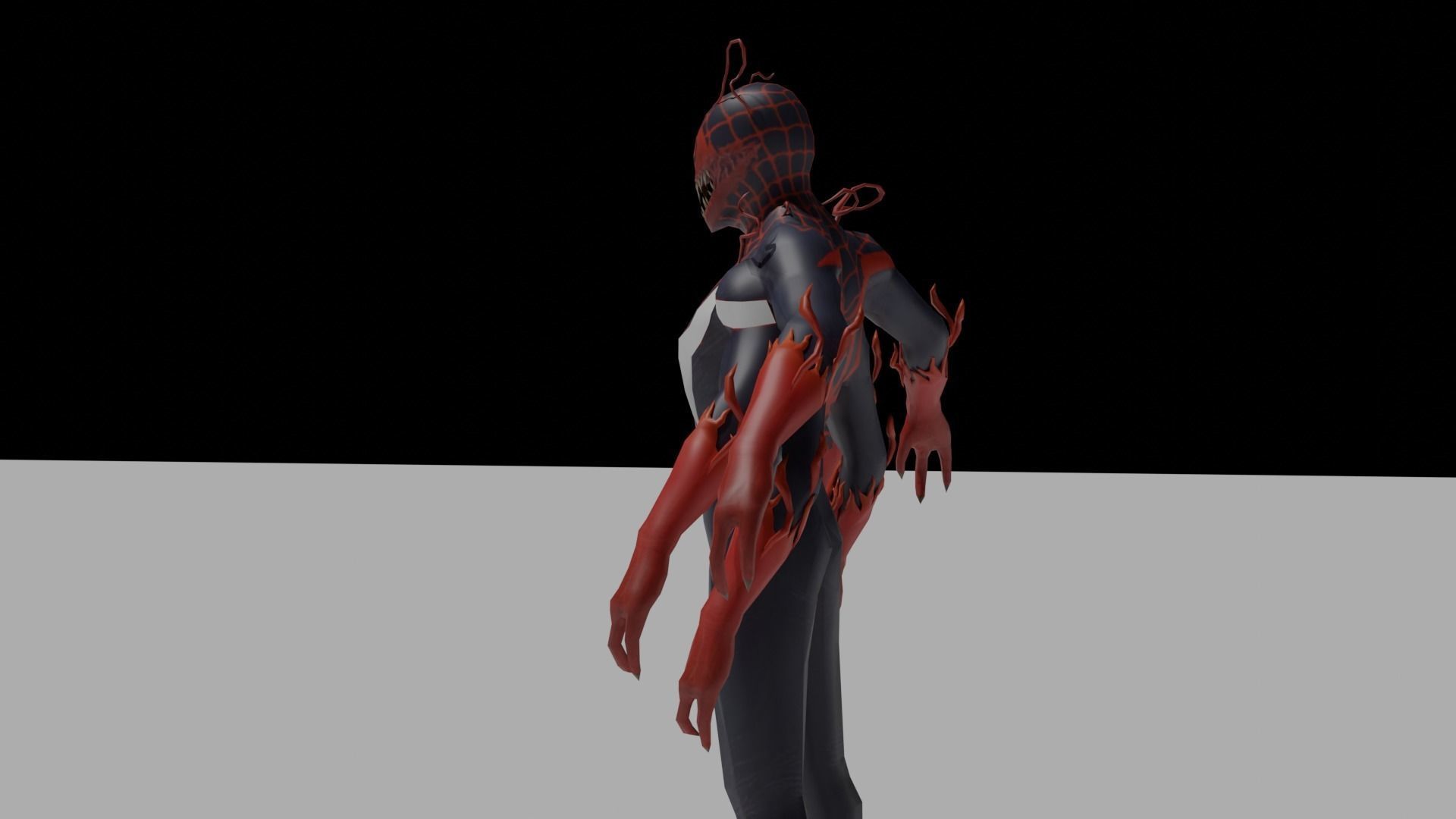 Venom Human Spider  3D model_3