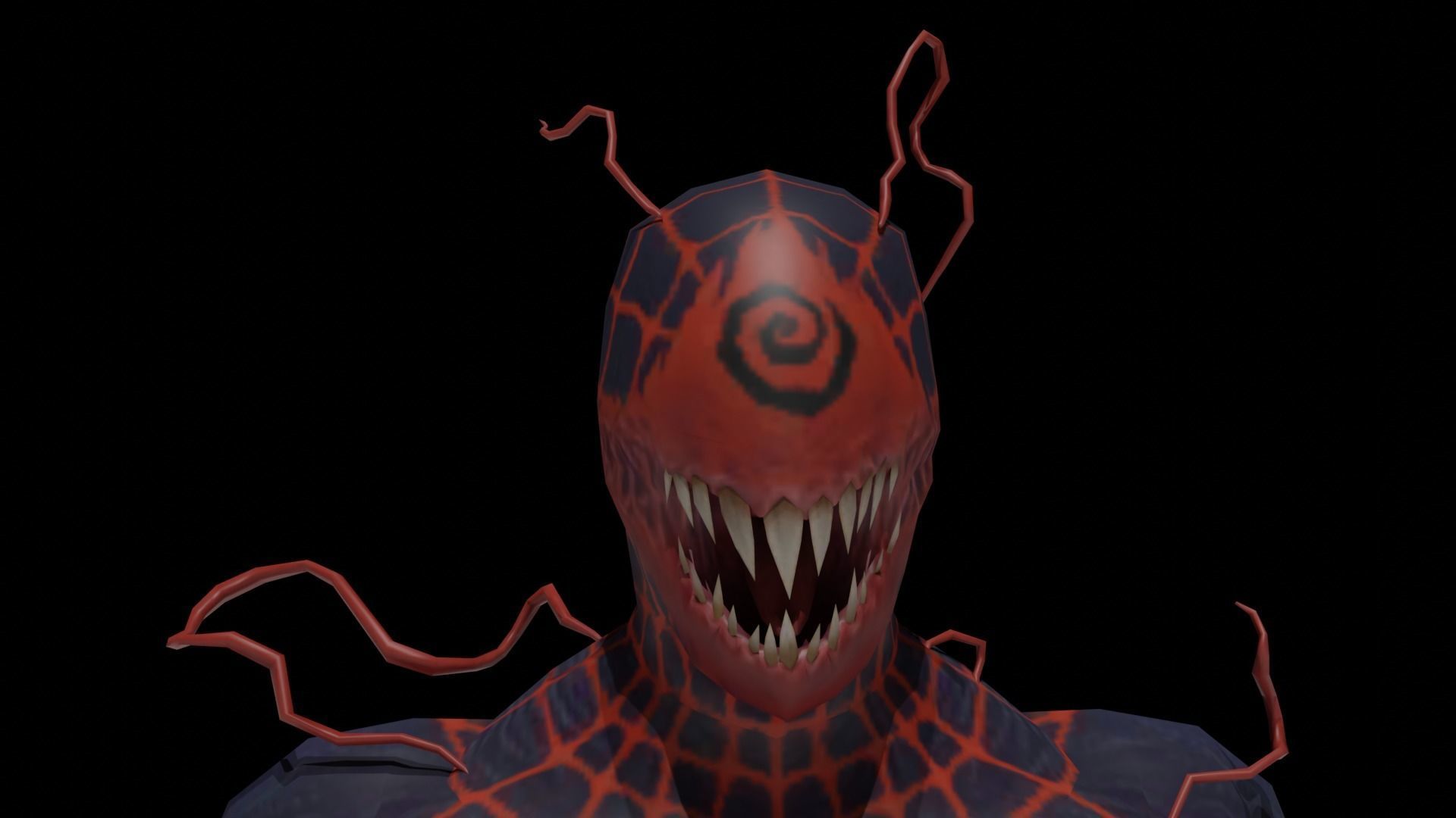 Venom Human Spider  3D model_4