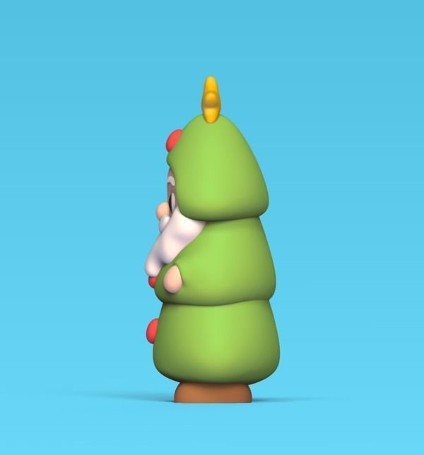 Santa Claus Tree 3D print model_3