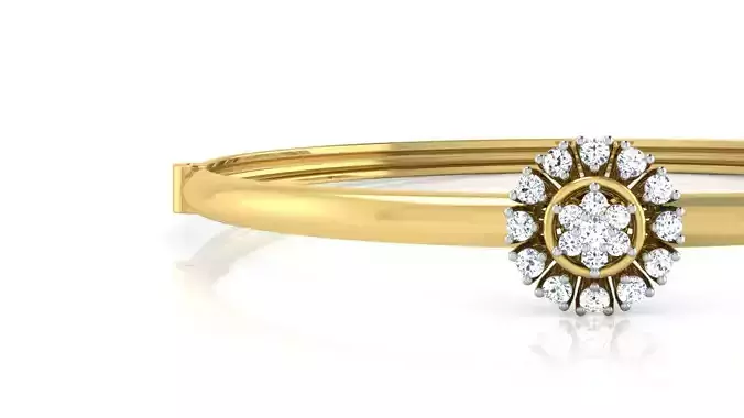 Radiant Bloom Diamond Bracelet For Women