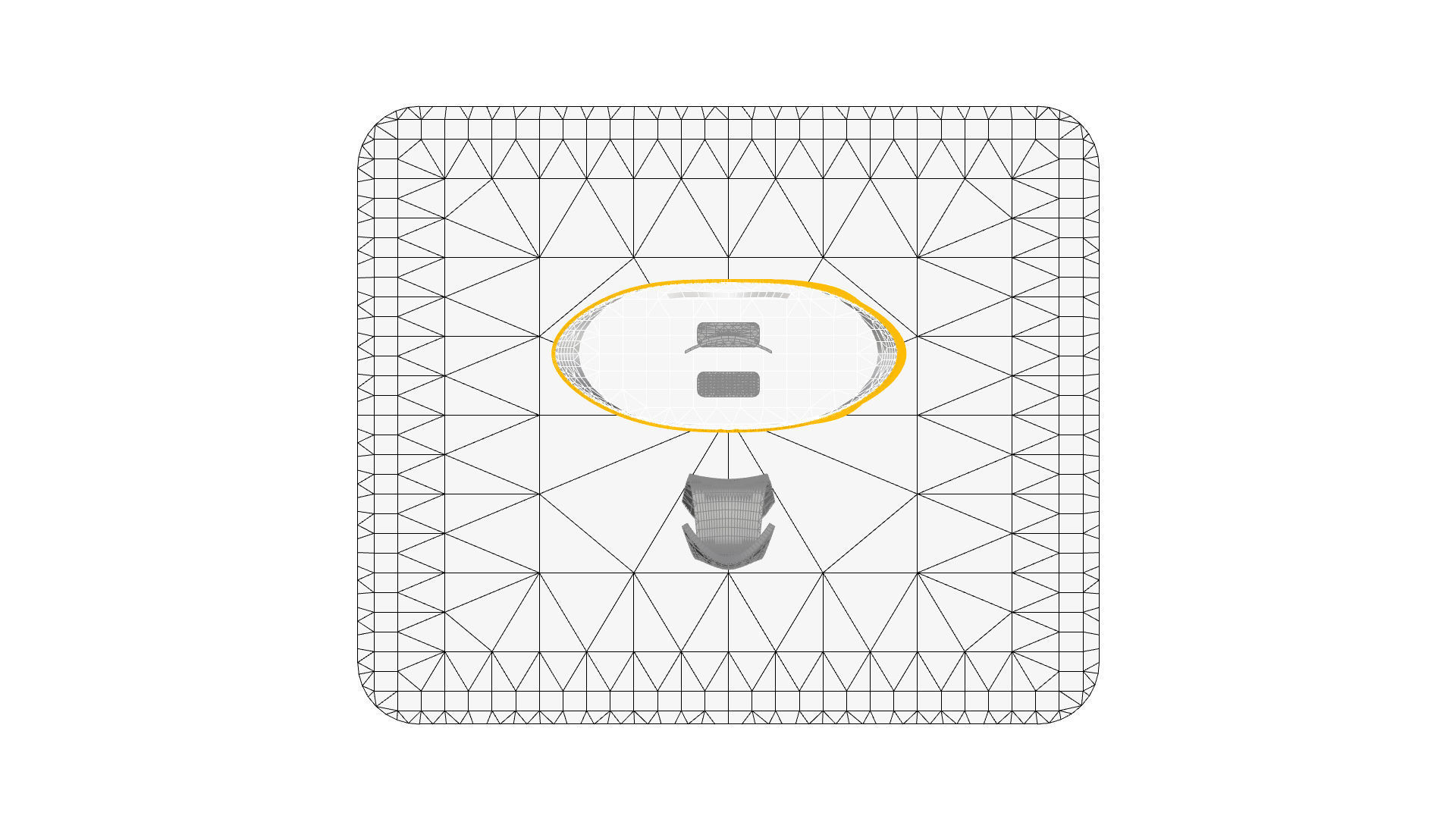 Parametric Wavy Reception Desk 3D model_41