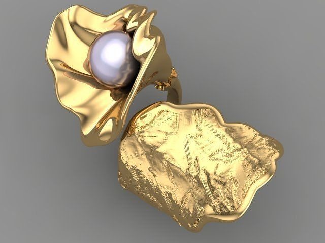 floral ring  3D print model