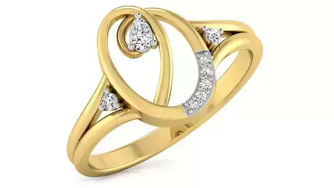 Beautiful Alluring Gold Ring For Women 