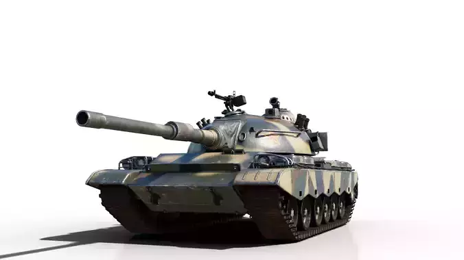 3 coatings of PLA Army ZTZ80 Main Battle Tank Type 80