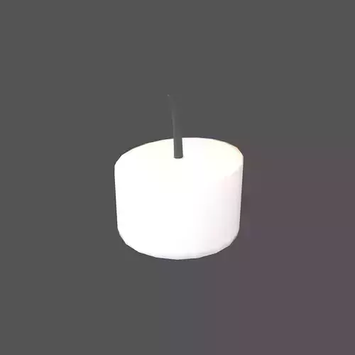 Cartoon Candle with no fire V2 002