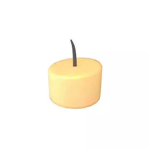 Cartoon Candle with no fire V2 003