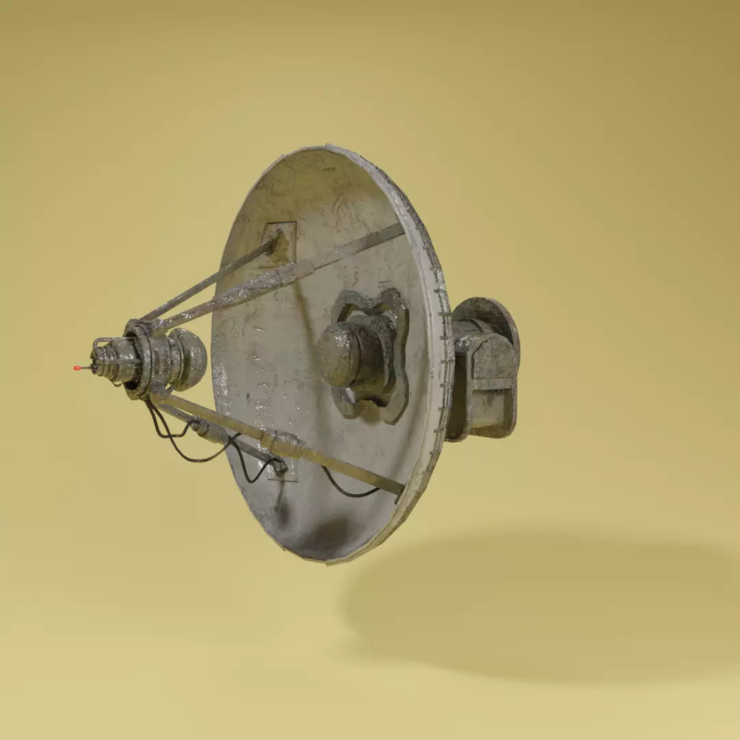 Radar Dish Model 3D model