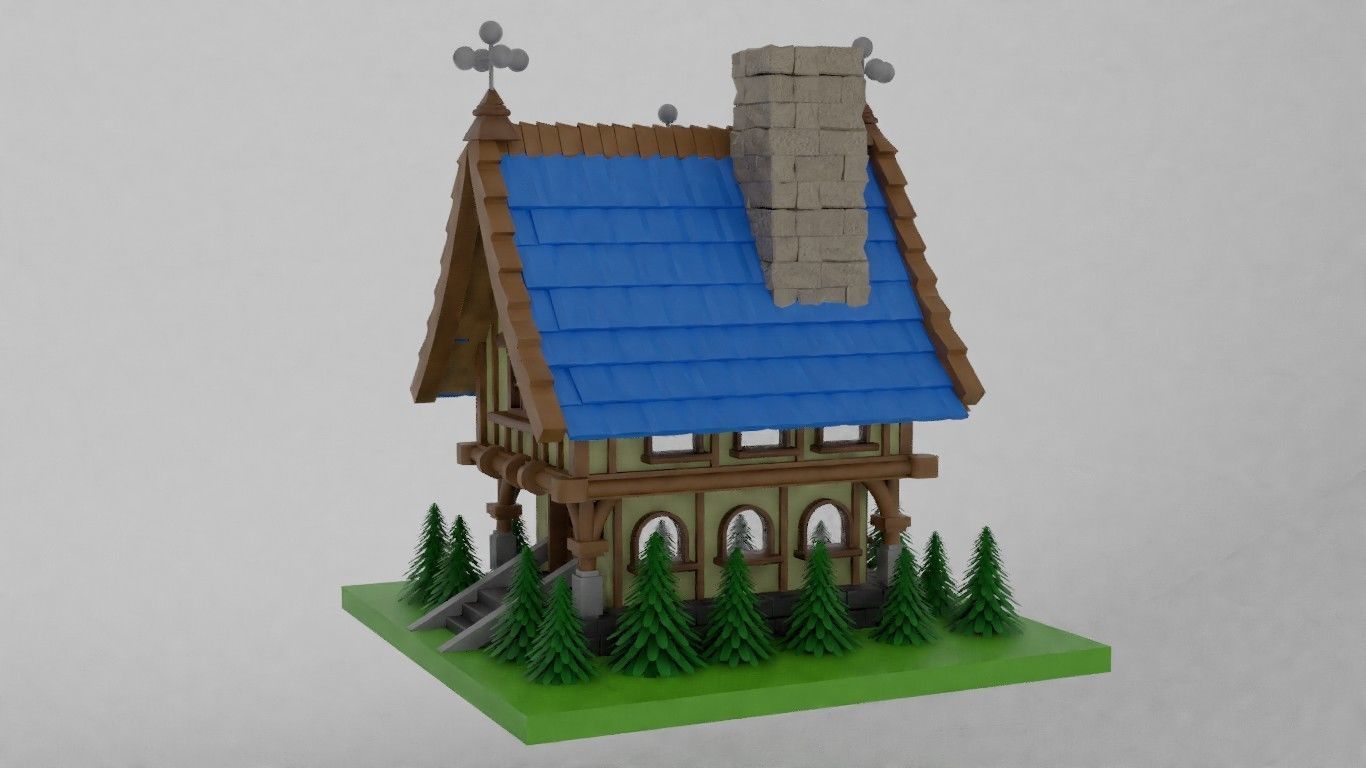 Fairytale house - 1 3D model_3