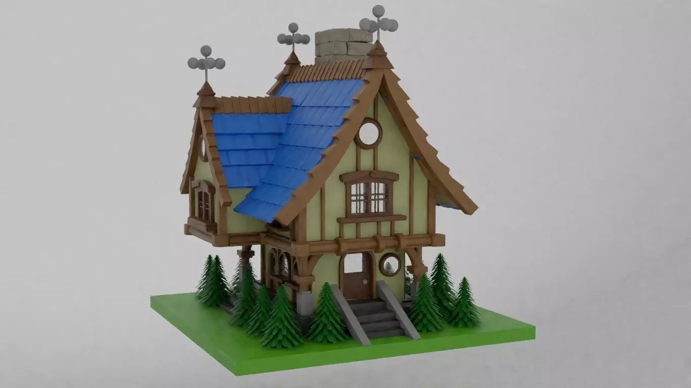 Fairytale house - 1 3D model_0