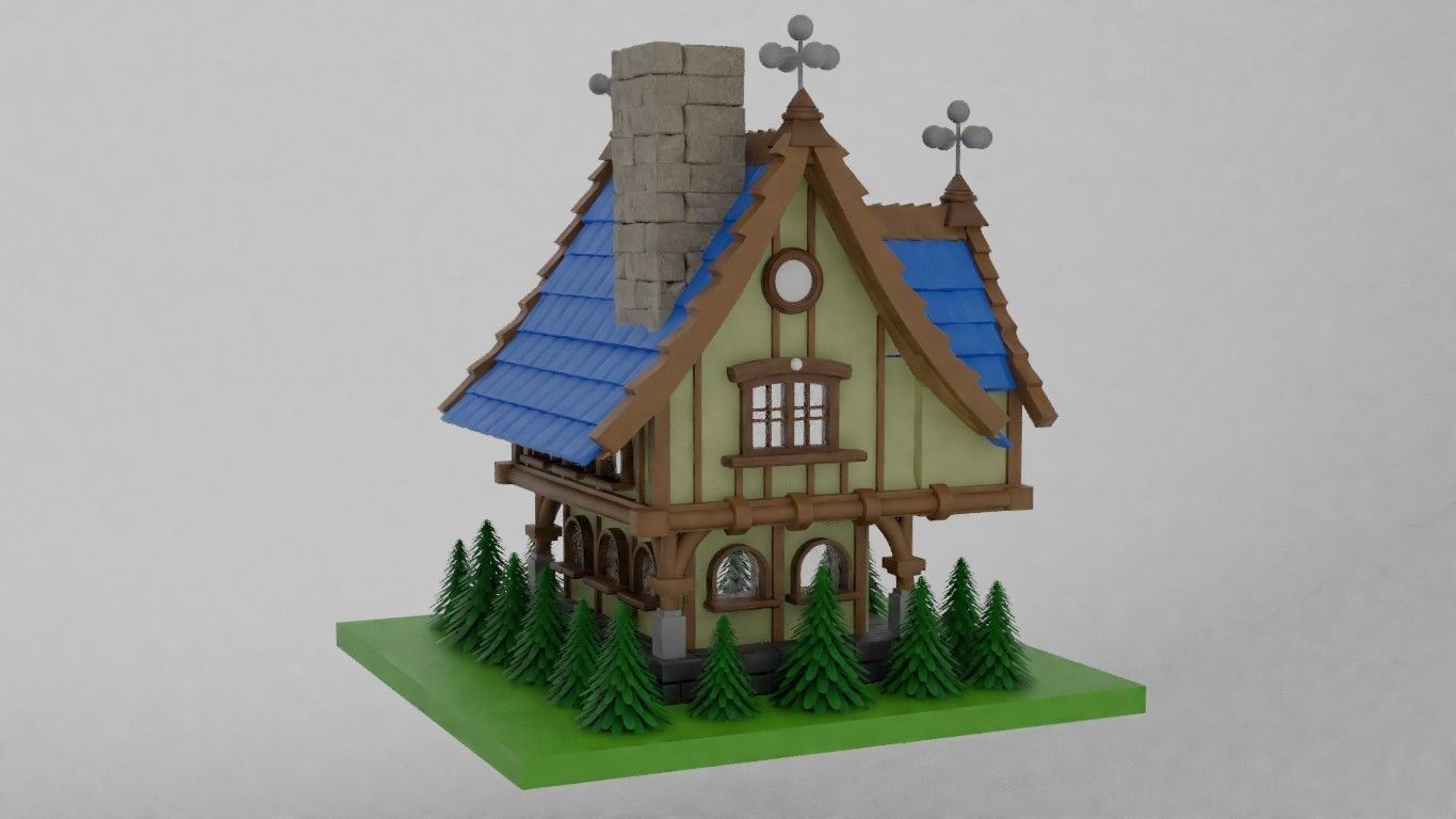 Fairytale house - 1 3D model_2
