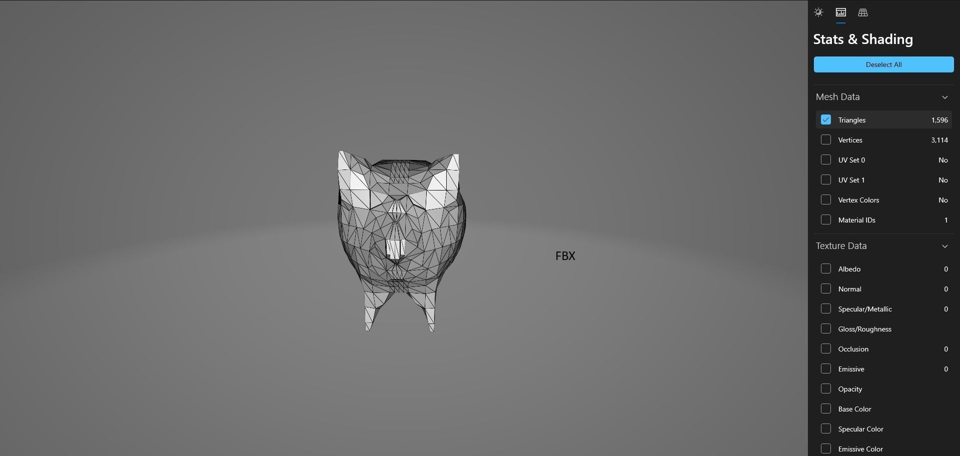 piggybank lowpolygon 3D model_2