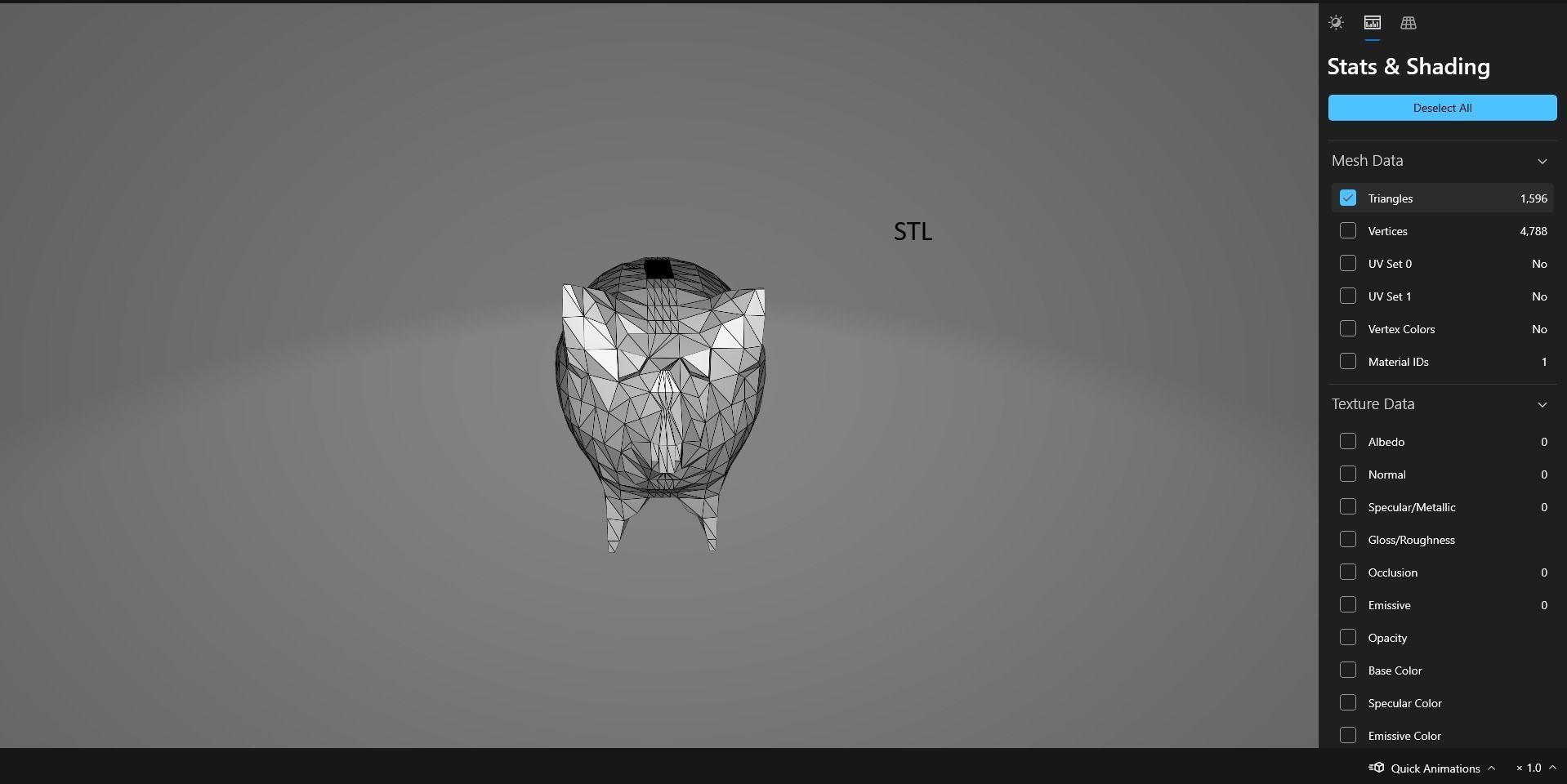 piggybank lowpolygon 3D model_4