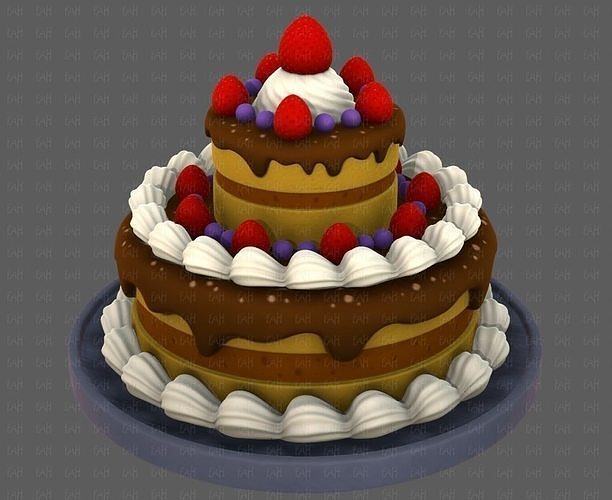 Dessert V02 3D model 7