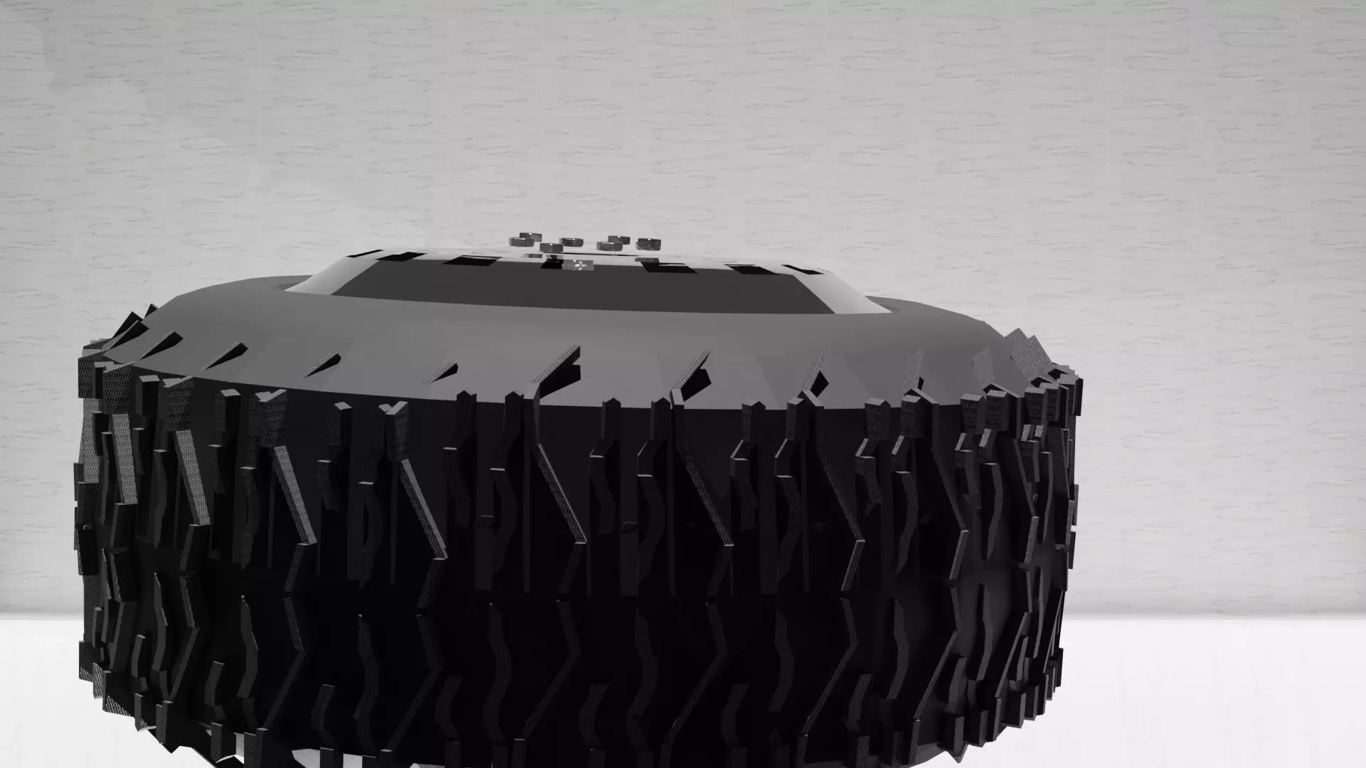 POWER TYRE TRUK AND GJK Free 3D model