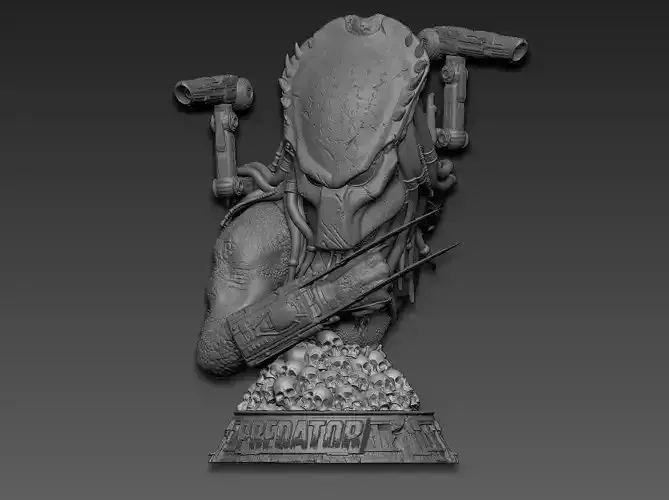 Predator Wolf Bust